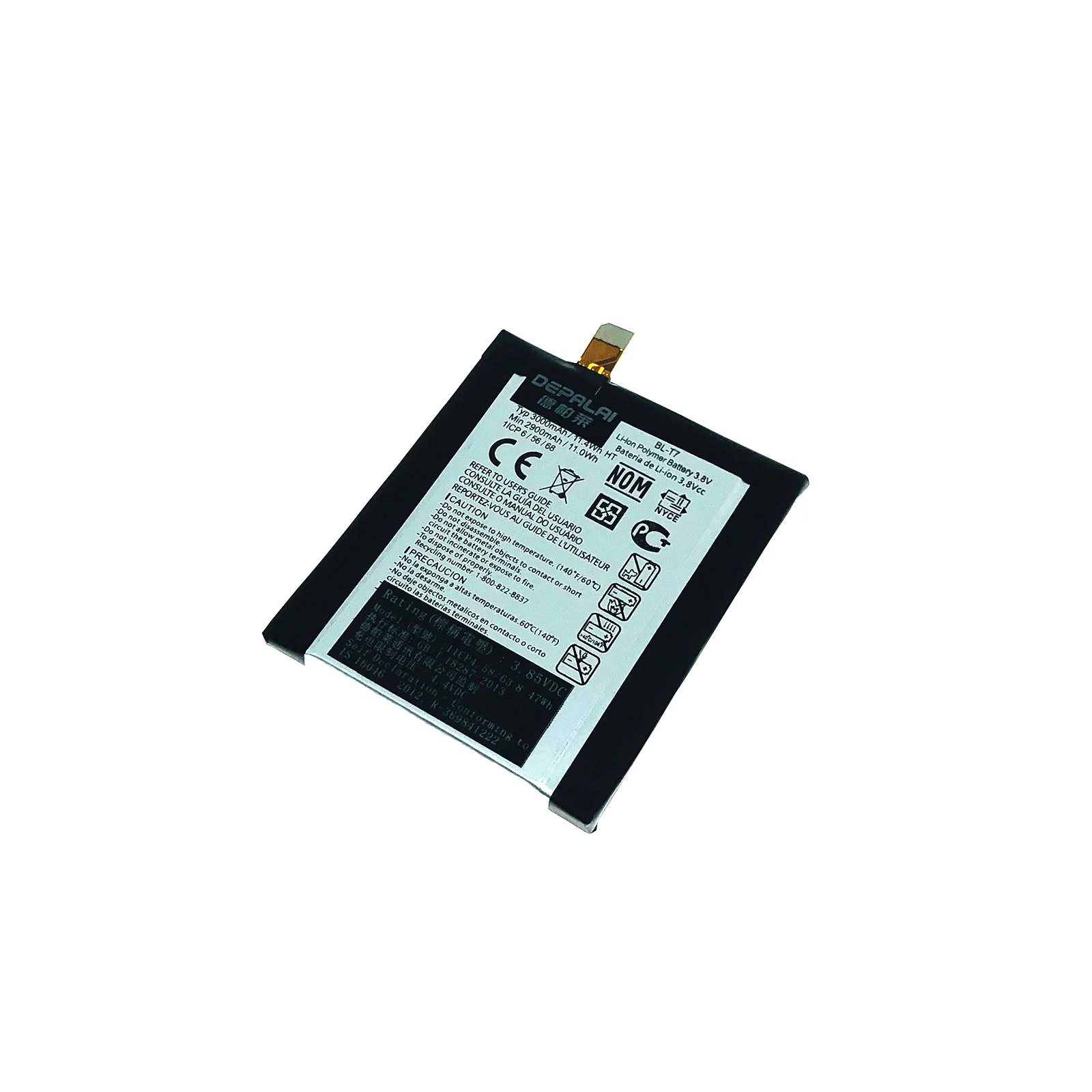 Высококачественный BL-T7 Аккумулятор для LG Optimus G2 D802 D801 D800 LS980 VS980 литий-ионный аккумулятор 3000 мАч Сменный аккумулятор для мобильного телефона