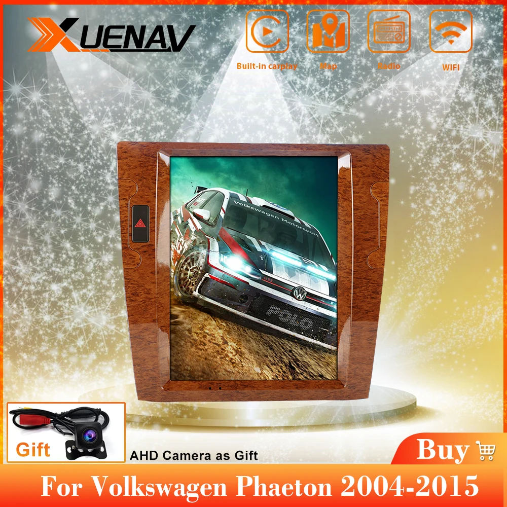 

12.1 inch Multimedia GPS Navigati Carplay headunit Car Radio Tesla Screen Video Player For Volkswagen Phaeton 2004-2015