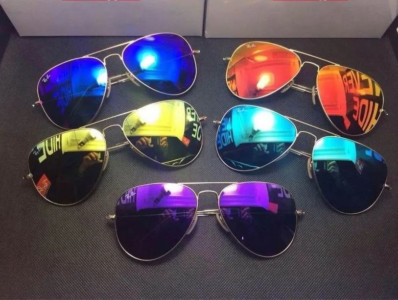 

High Quality Sun Glasses 3025 3026 Color Coatings Lens Glasses Send Packaging