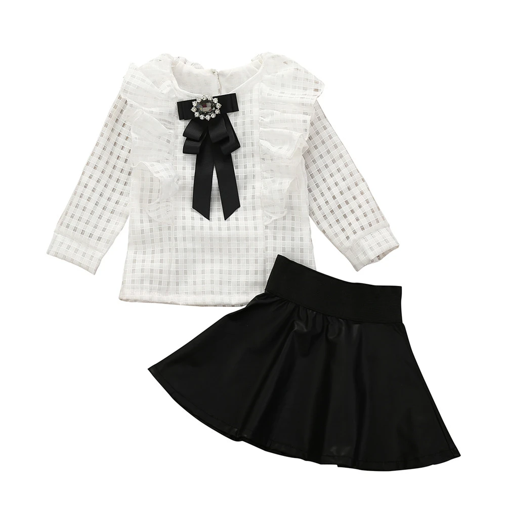 black tie skirt and top