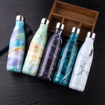 

500ML Travel Mug Water Thermos Stainless Steel Double Wall Thermal Cup Bottle Vacuum Cup School Home Tea Coffee Drink Bottle