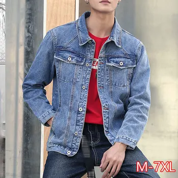 

2020 New Fashion Mens Demin Jacket Outerwear Coats Causal Daily Various Printing Styles Streetwear Large Size S-7XL Clothes 2020