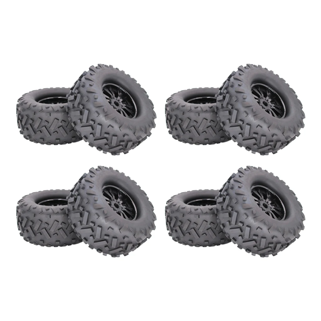 8 шт. 17 мм колесные обода шины 170 для 1/8 RC Monster Trucks|Детали и аксессуары| |