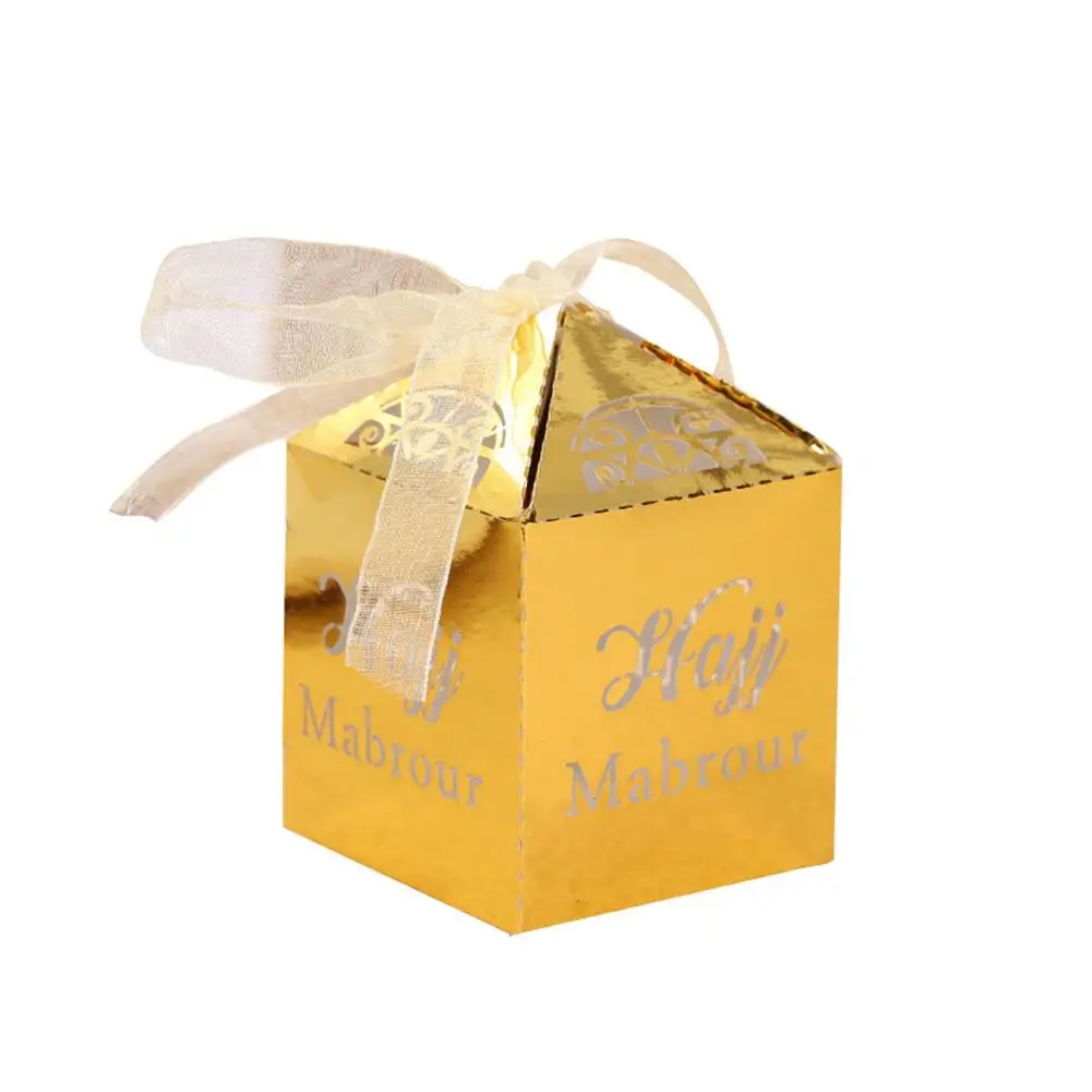 

50Pcs Paper Gift Box Letter Hollow Candy Box Favor Bag Holder Gift Packaging Wedding Decoration Party Supplies