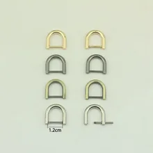 

5pcs Inner Dia 12mm Metal O D Ring Removable Screws Buckle Handbag Connection Bag Hardware Clasp Hook Accessories