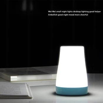 

LED Night Light By The Bedside Table, Portable Energy-Saving Lamp Lighting, USB Rechargeable Multi-Color Light, Sleep Light