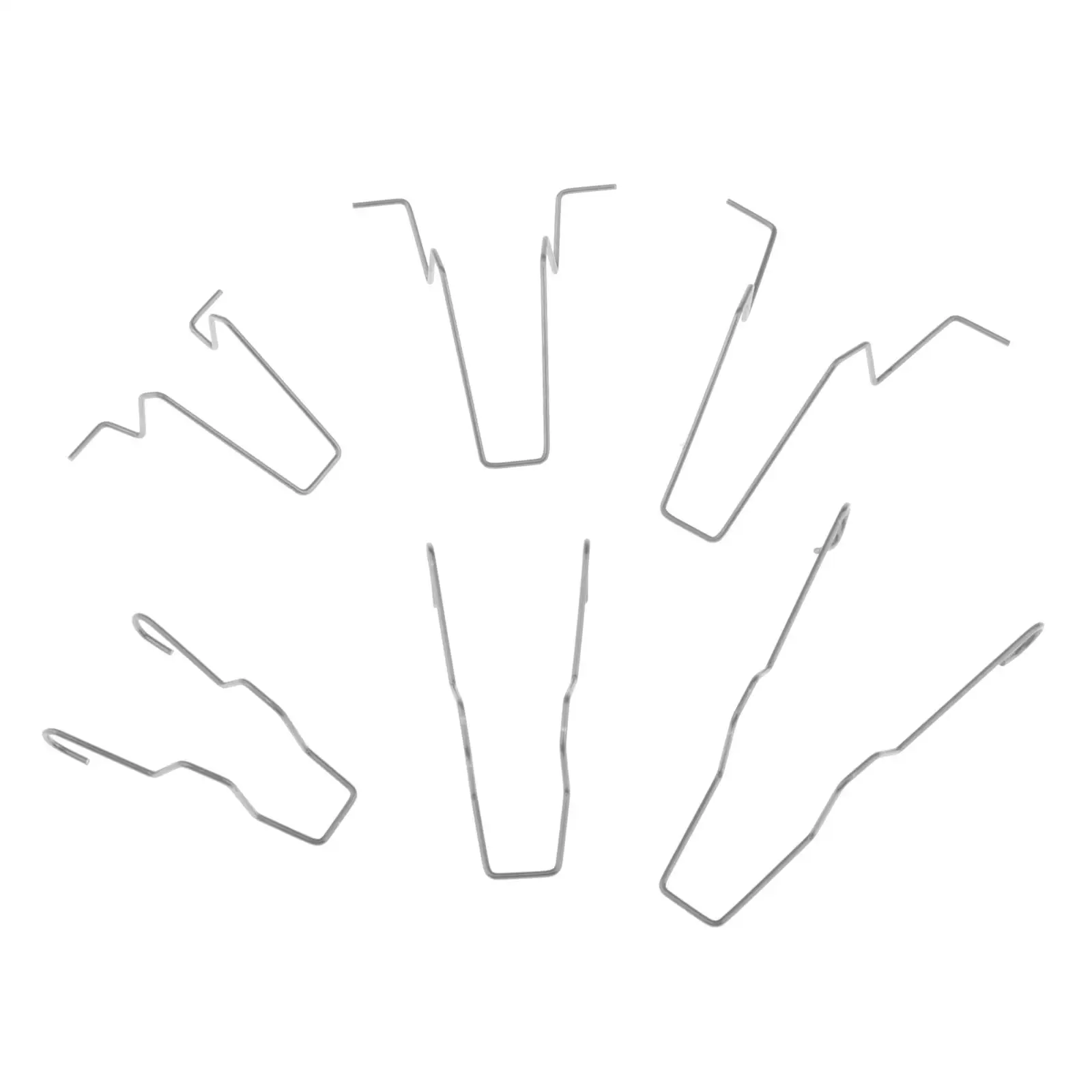 6pcs/Set Car Headlamp Dip Spring Clips , Car Headlight Retainer Clamps for H1 H4 H7Headlight Bulb Holder, Universal