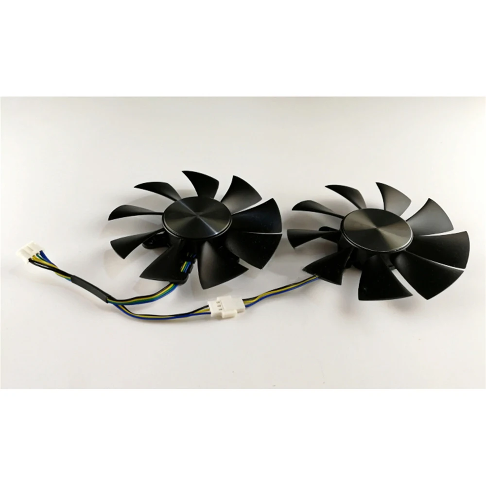 ZOTAC четырехпроводной охлаждающий вентилятор с контролем температуры видеокарта двойной кулер с металлической биркой для GTX960 GTX1060 GTX1070