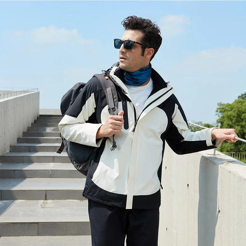 Mannen 3 In 1 Wandelen Jassen Waterdichte Outdoor Thermische Dikker Stijl Mens Winter Camping Jas Chaqueta de Senderismo Mannen 3 In 1 Wandelen Jassen Waterdichte Outdoor Thermische Dikker Stijl Mens Winter Camping Jas Chaqueta de Senderismo