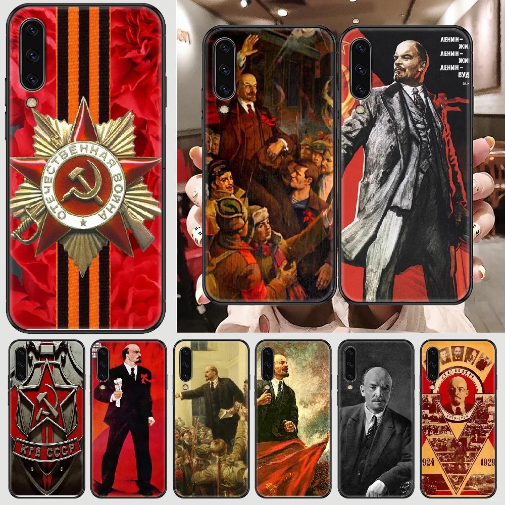 Чехол для телефона с флагом Советского Союза Ленина Samsung Galaxy A 3 5 7 8 10 20 21 30 40 50 51 70 71 E