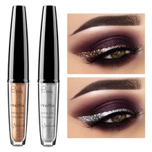 Pudaier 16 цветов блестящая жидкая подводка для глаз глаза для теней для век Макияж Серебряный черный золотой пигменты татуировки блестящая подводка для глаз Косметика