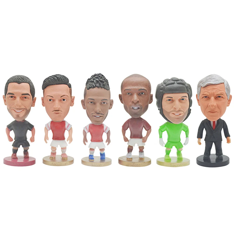 

Soccerwe Football Player Henry Movable Doll 6.5cm champion Soccer Club Stars Mini Toy Fans Souvenir Gift