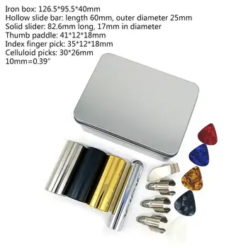 

Metal Slide Bar Tuning Tool Kit for Guitar Bass Ukulele Banjo Accessories