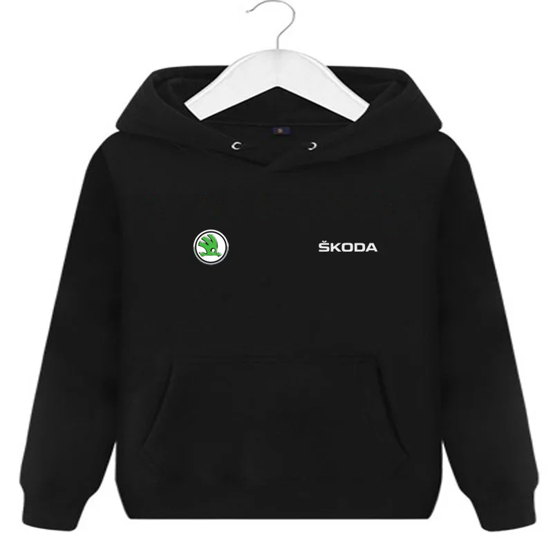 Новый бренд логотип Skoda толстовки мужские модные однотонные флисовые худи s