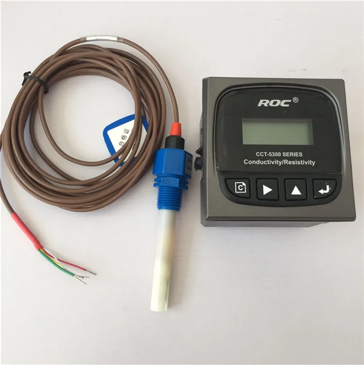 

CCT5300 Series 5320E Conductivity Meter Controller Resistivity Meter with Probe