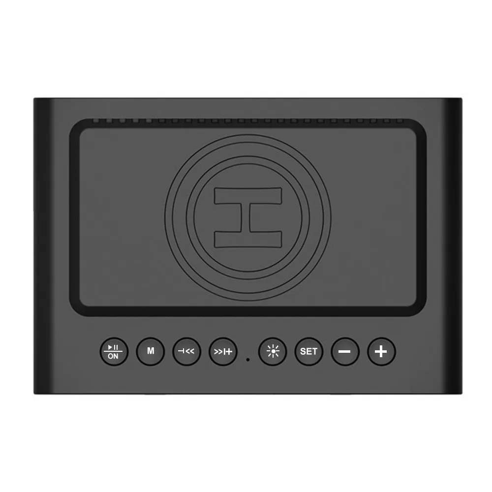 Динамик беспроводной Bluetooth 5,0 динамик s время экран дисплей сабвуфер Будильник беспроводной телефон Зарядка Поддержка TF карта