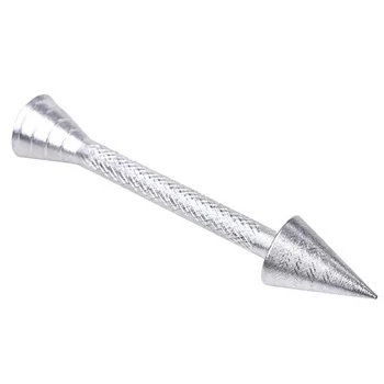 

1PC Aluminium Alloy Baking Pastry Cone Holder Cake Piping Rod Icing Cream Rose Flower Sticks Cake Decoration Bakery Tools