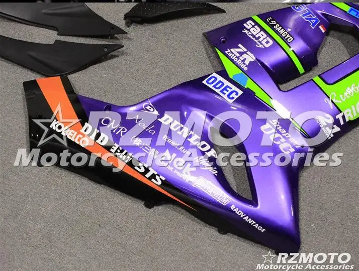 Мотоциклетный обтекатель abs комплект для ухода за кожей Kawasaki Ninja ZX6R 636 05 06 2005 2006 корпусные детали пресс-форм Магазин № 0050