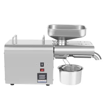 

SUNZ K28C oil press Stainless Steel Oil Press Machine Automatic Oil Extraction Peanut Coconut Olive Extractor Expeller 110/220v