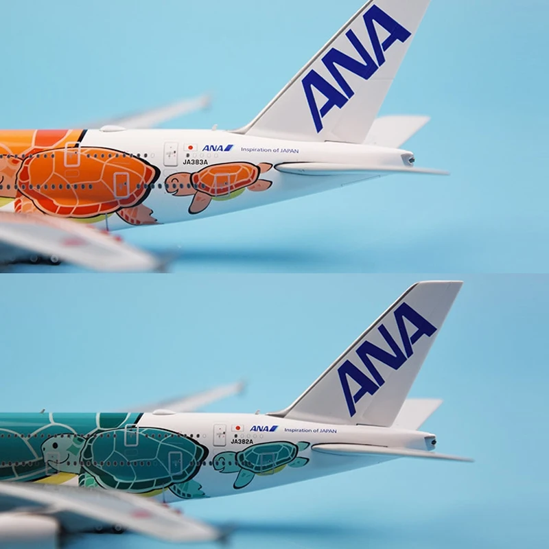 1/400 масштаб Airbus A380 модели самолетов Ана Япония черепаха авиалиний сплав колесный самолет Коллекционная Коллекция дисплей
