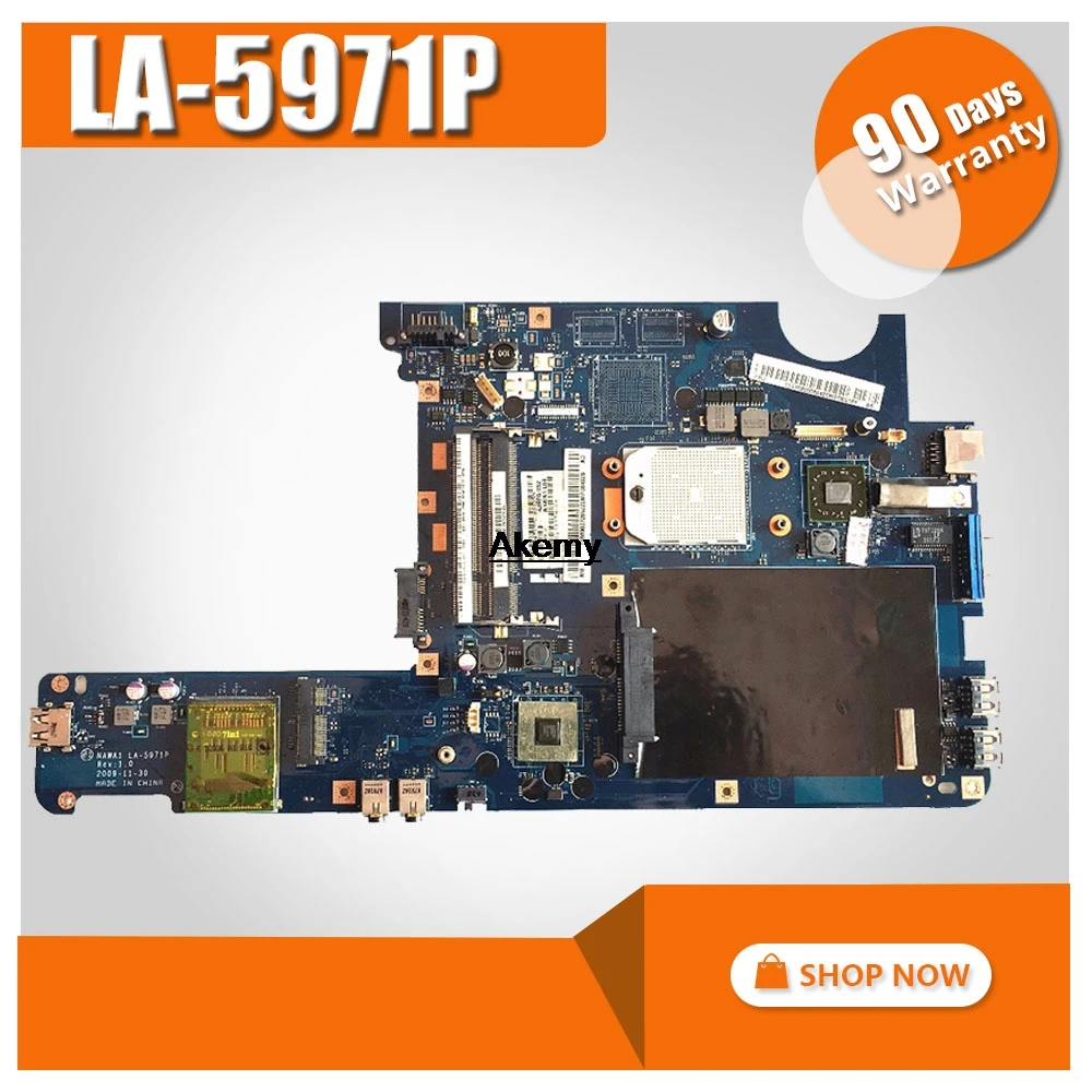 

LA-5971P FOR Lenovo G455 Laptop motherboard FRU 102000804 DDR2 MainBoard