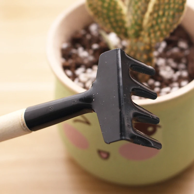 3Pcs/set Mini Garden Shovel Rake Spade For Flowers Potted Plant Hand Succulent Bonsai Tools Home Garden Tools Accessories 3