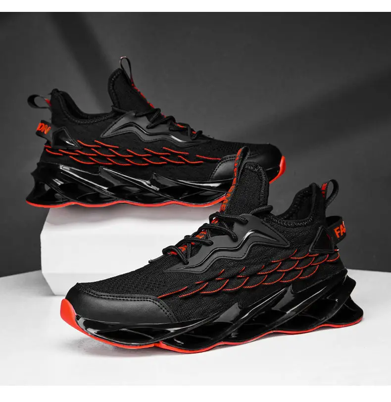 

2020 New Breathable Running Shoes for Men Blade Cushioning Sneakers Outdoor Athletic Shoes Professional Training Shoes Zapatills