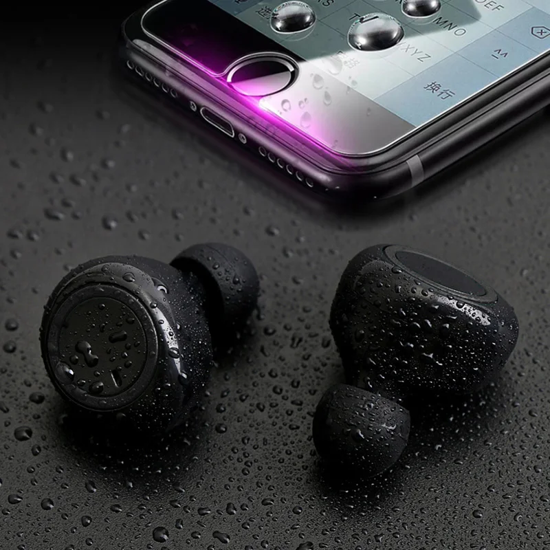 HANTOPER TWS мини беспроводные наушники невидимые Bluetooth наушники 5,0 портативный стерео бас гарнитура с зарядным устройством