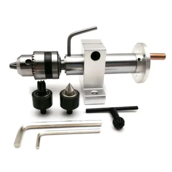 

Silver Drilling Tailstock Metal Woodworking Workshop Set Multifunction