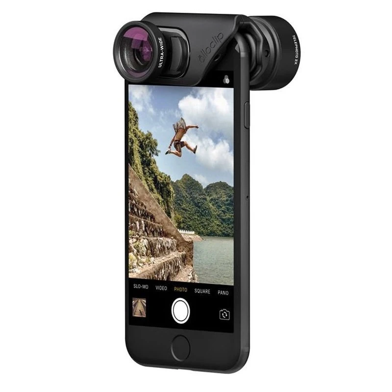 Olloclip Active Lens Set for iPhone 7/ 7 Plus- Black/Black