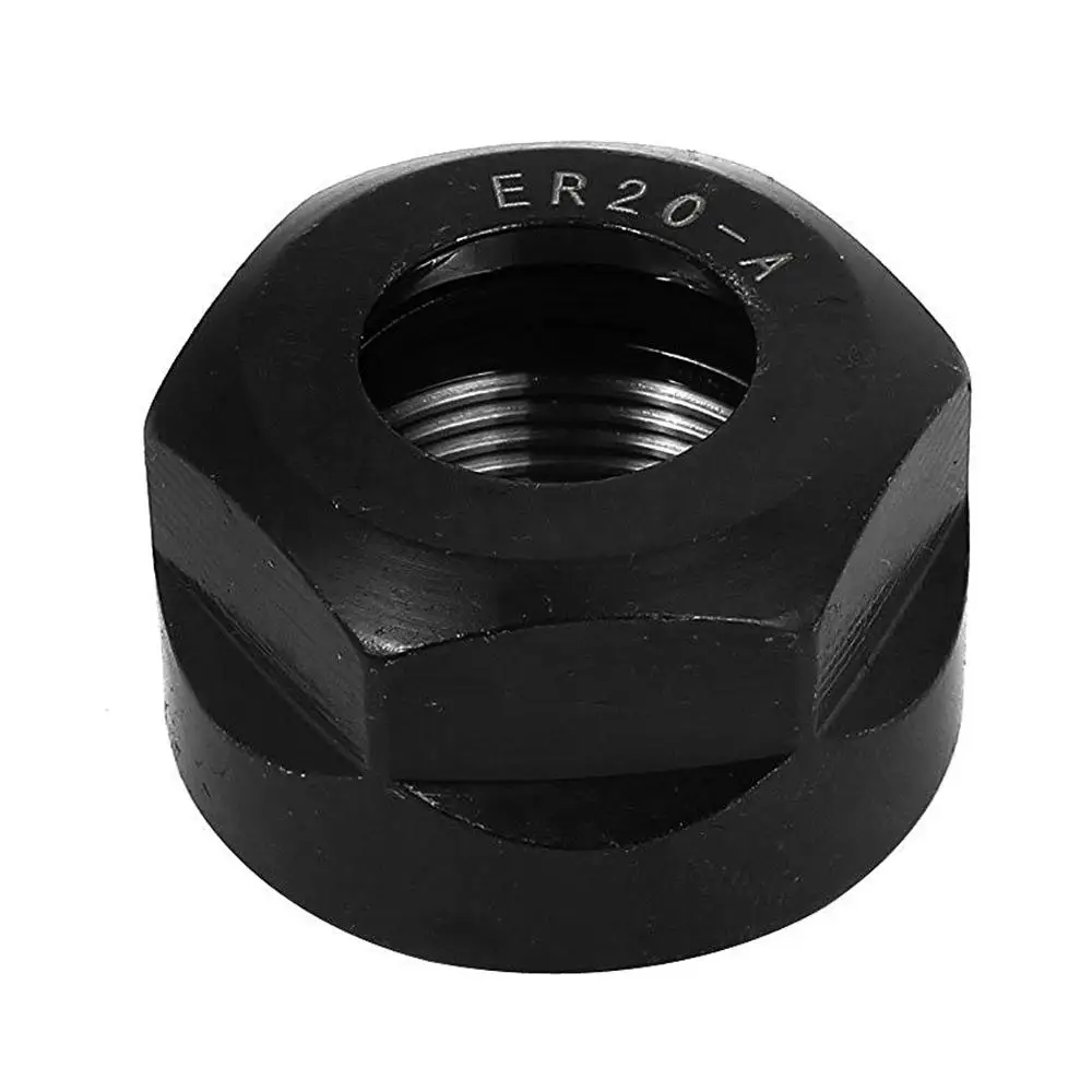 

CNC Milling Chuck Holder Lathe ER20 Black Collet Clamping Nut