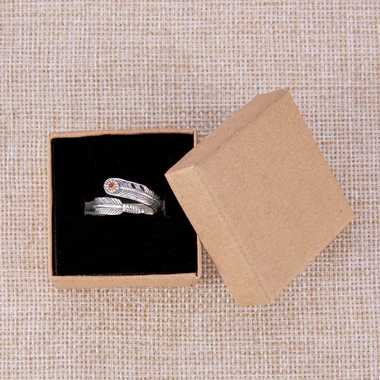 24Pcs Cardboard Jewelry Boxes Rectangle Square Gift Box with Sponge Inside for Packaging Ring Necklace