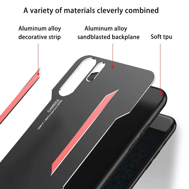 Thin Aluminum Alloy Thin Matte Case For Huawei P20 P20pro P30 P40 P50 P60 P70 Mate20 Mate20X Mate30 40 50 60 Metal Back Cover 2