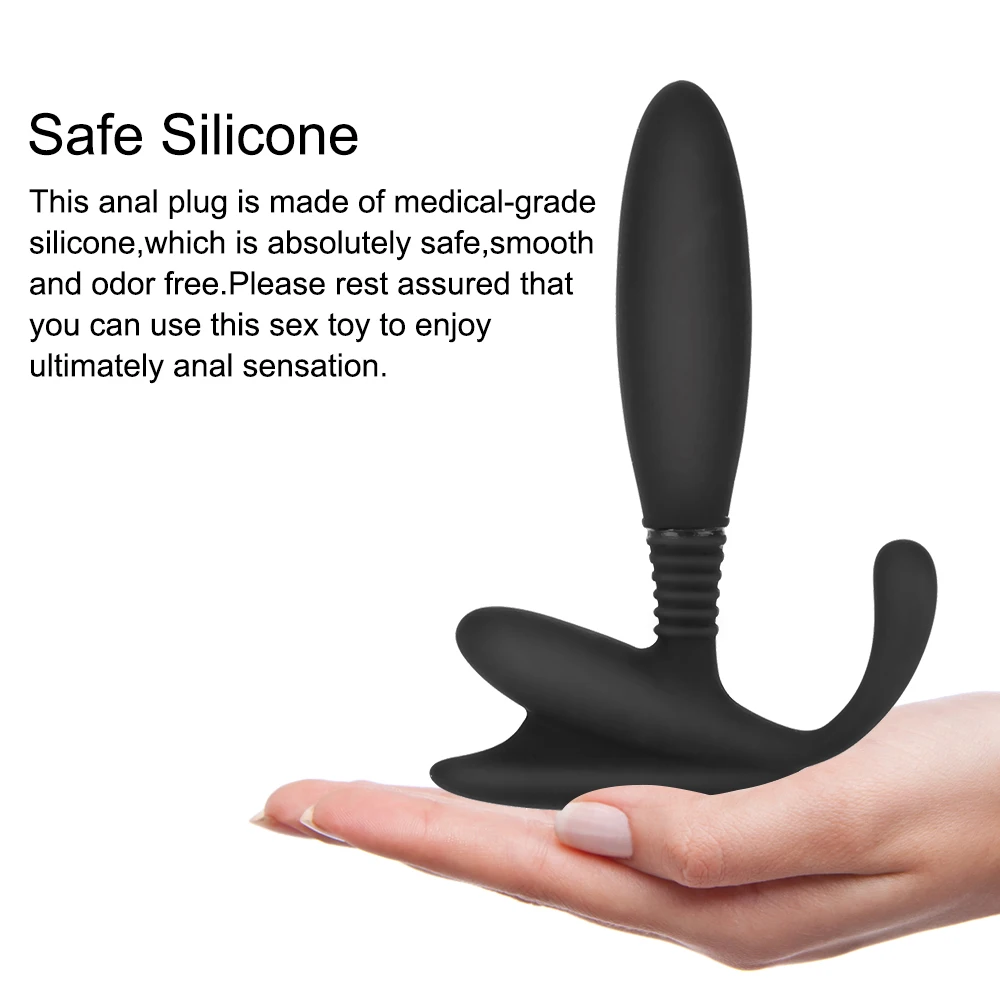 Prostate Massager Anal Vibrator Silicone 7 Vibration Modes_voghion.com