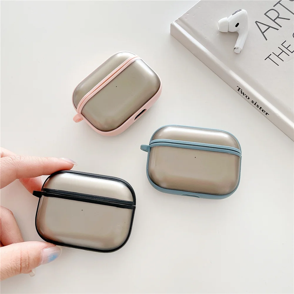 Модные одноцветные наушники чехол для apple airpods pro 1 2 3 гарнитура зарядки коробка