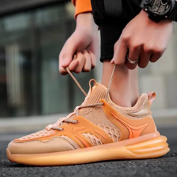 

Men's running shoes men's shoes outside men's shoes High quality popcorn bottom men's shoes comfortable and lightweight sneakers