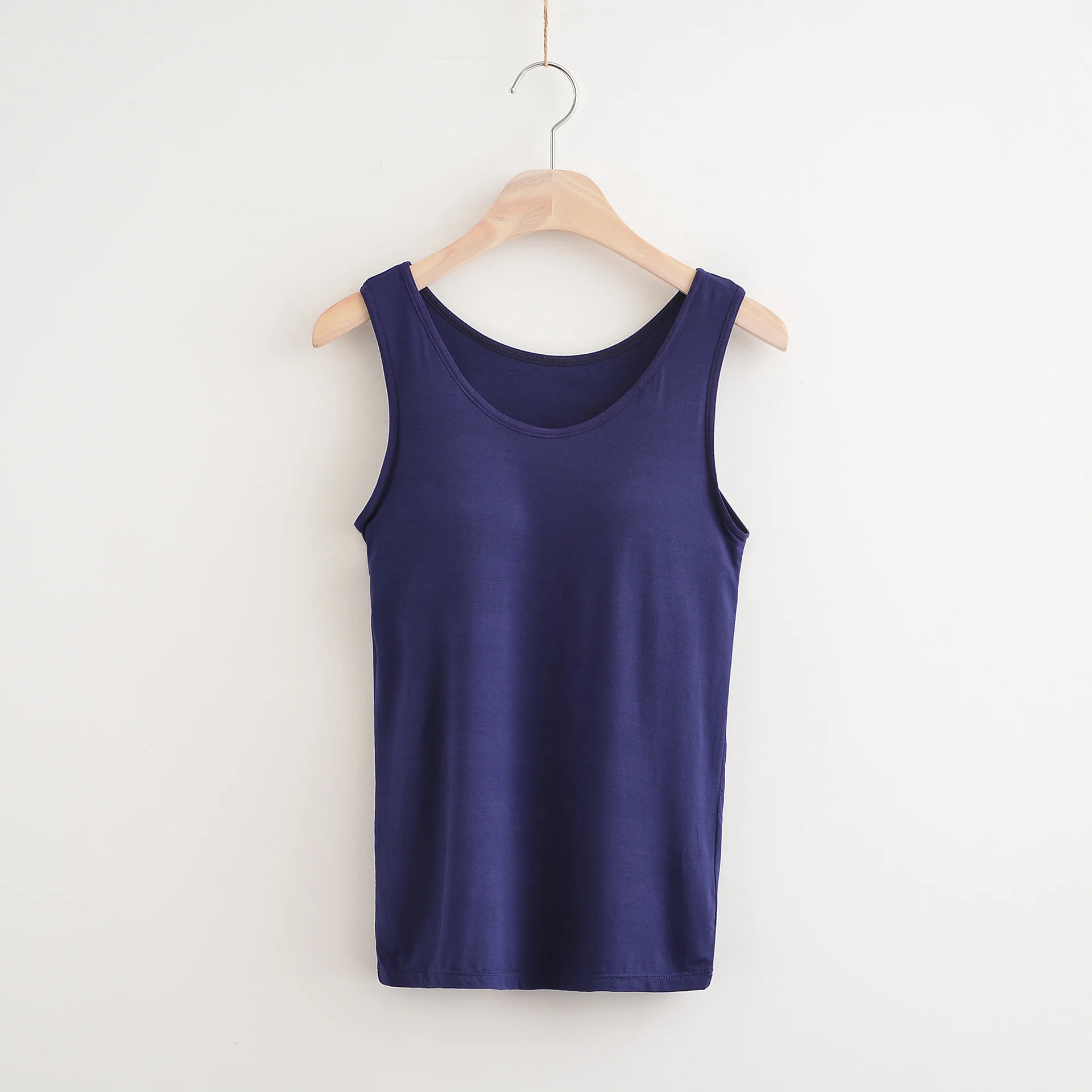 Женский розовый жилет из модала на бретельках тонкая футболка для девочек