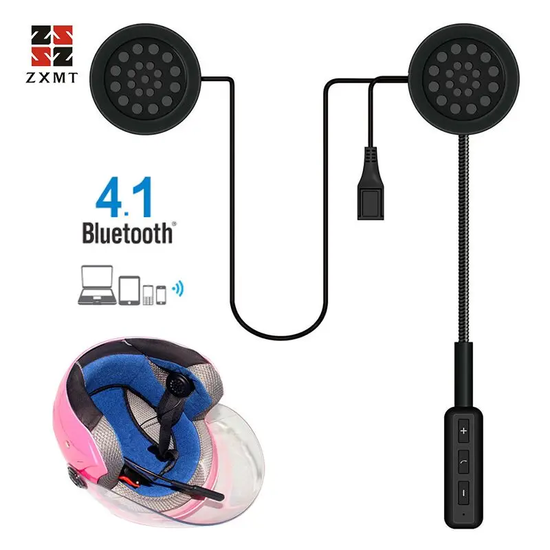 

ZXMT New Bluetooth Wireless Helmet Headset Anti-interference Motorcycle Helmet Earphone Headphone Handsfree Speaker 2019