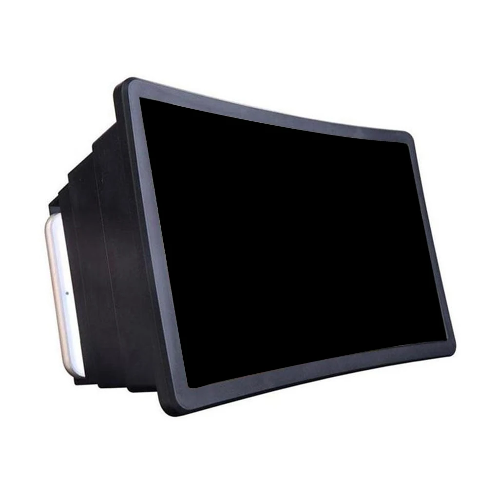 

elenxs Mobile Phone Gadget 3D Screen Magnifier Video Enlarge Stand Holder Foldable Phone Screen Amplifier Case