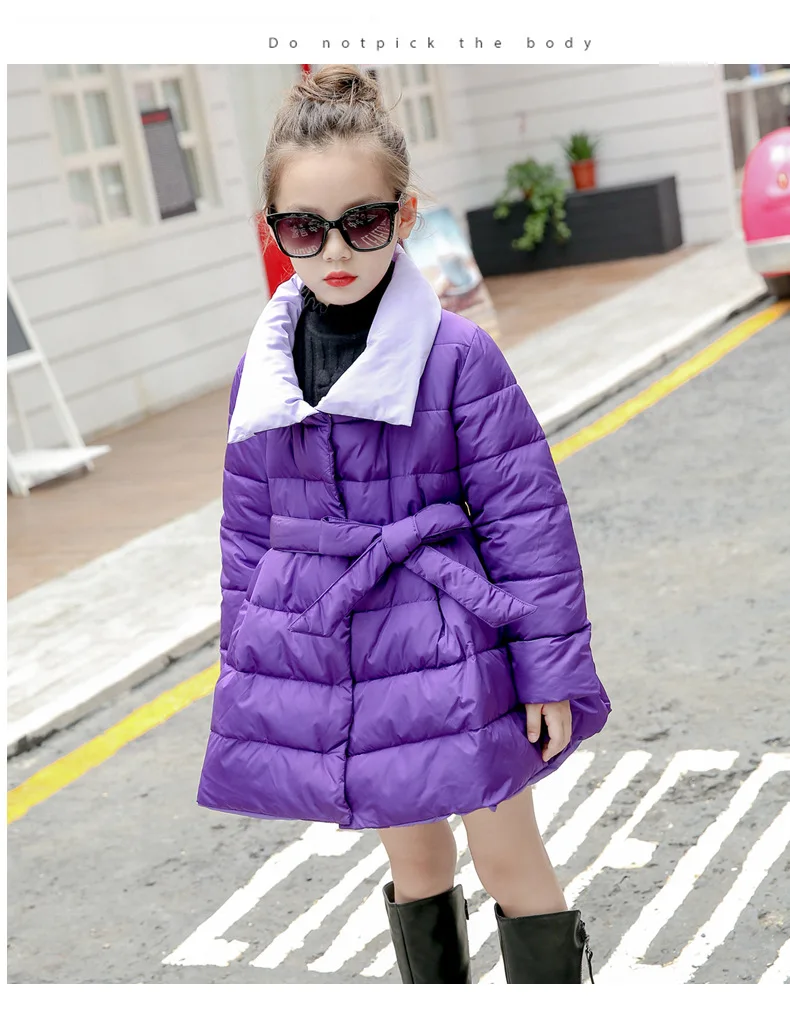 Kids' Cotton Clothing Winter New Style Girls'cotton-padded Clothes Fall And Winter Clothes Big Boy Cotton-padded Jacket-Sty