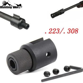 

Tactical .223 .308 Thread Protector 1/2-28 5/8-24 Muzzle Brake w/ Steel Barrel End Thread Protector Compensator for Ruger 10 22