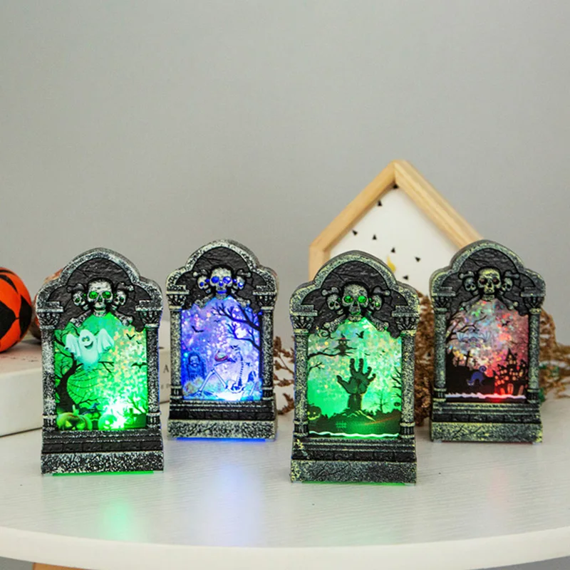 Светящиеся надгробные украшения орнамент ночник для Хэллоуина бара TC21