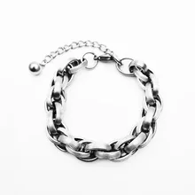 Браслет из титановой стали из нержавеющей стали, модный,, дикий, можно подгонять, простой, индивидуальный, женский, мужской, парный тренд, ювелирные изделия