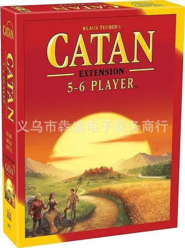 

Hot Sales Catan Fifth Edition Entertainment Board Game Chess 5 ~ 6-Person Expanded Version of Hot Selling