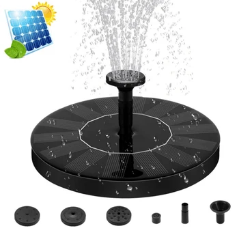 

Solar Powered Fountain Garden Pool Pond Floating Bird Bath Water Panel Pump Garden Water Fountain Outdoor Dropshipping