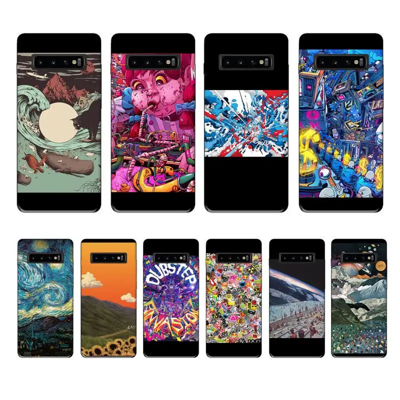 

FFboost designer painting luxury brand case coque fundas for samsung galaxy S8 S9 S10e S20 PLUS J6 J600 cases cover