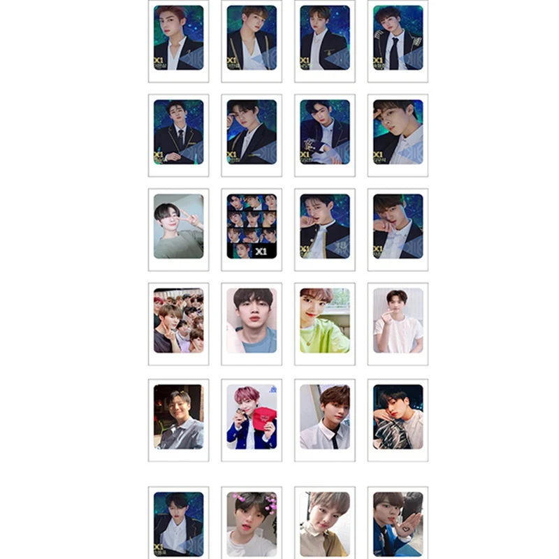 24 шт./компл. Kpop X Один ЛОМО карта с фотографией песня Хен Jun HD Фотокарта коллективных карты