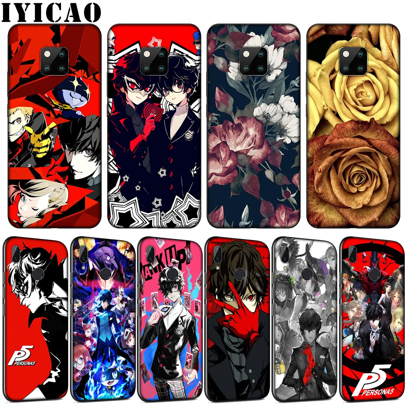 Persona 5 P5 Soft Silicone Phone Case for Huawei Mate 30 20 10 Pro Cover Nova 5i 4 3 3i 2i 2 Lite |