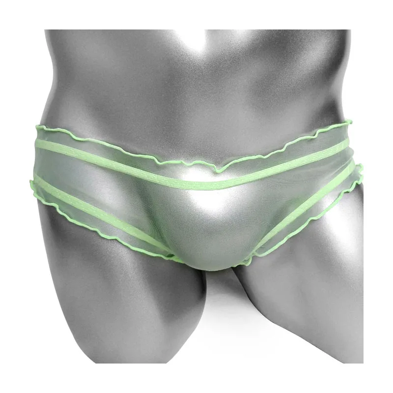 Ropa Interior Transparente Para Hombre - Slip Triangular Ajustado, Lencería Fina Sin Bolsa - Pack De 10 Unidades