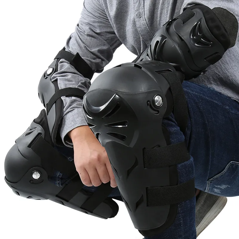 

4PCS Motorcycle Bike Skating Elbow Pads Knee Pads Guard Extreme Sport Protective Protector Motorbike Bike Motorcross Skating